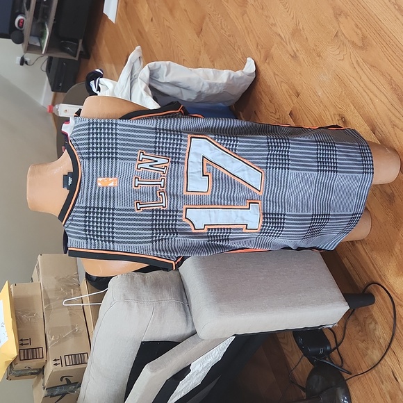 Jeremy Lin Houndstooth adidas jersey new york knicks - Picture 5 of 8